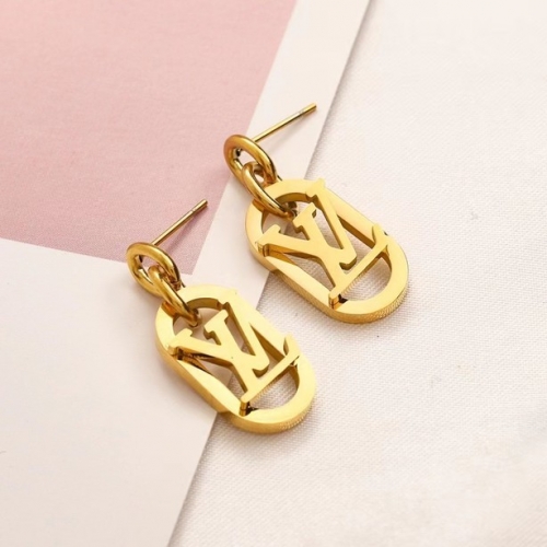 Stainless Steel Brand Earrings-YWA230322-P10.5IA