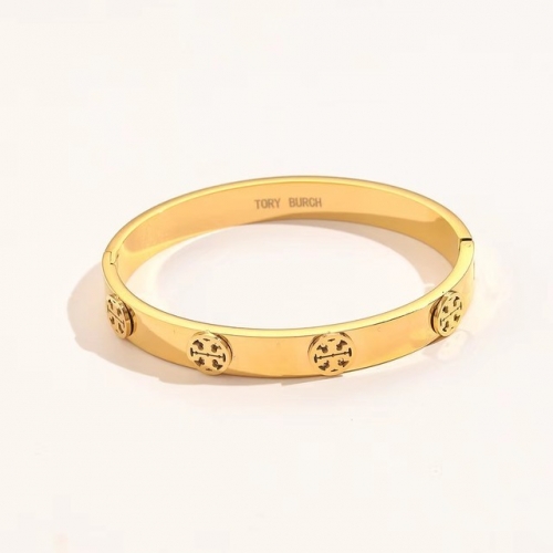 Stainless Steel Brand Bangle-YWA230322-P20XHI