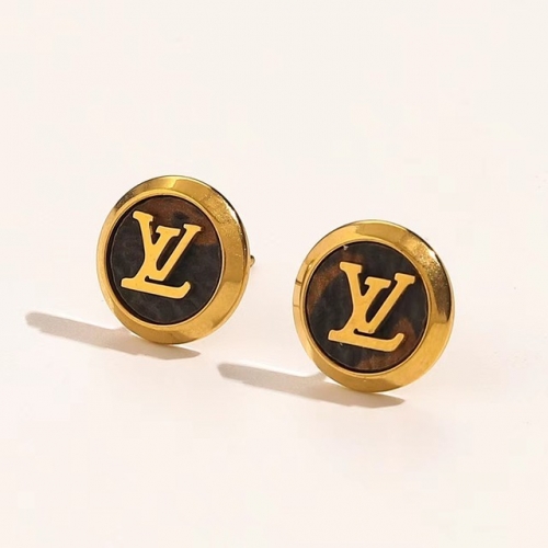 Stainless Steel Brand Earrings-YWA230322-P10YH