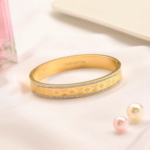 Stainless Steel Brand Bangle-YWA230322-P19JJR (2)