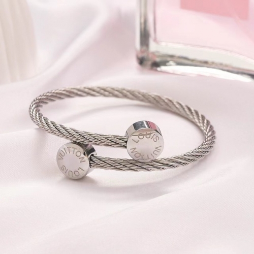 Stainless Steel Brand Bangle-YWA230322-P14KII (1)