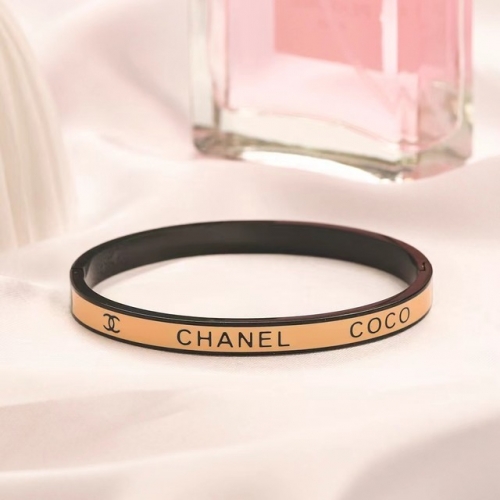 Stainless Steel Brand Bangle-YWA230322-P14CSU (3)