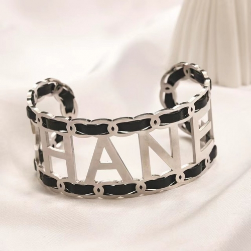 Stainless Steel Brand Bangle-YWA230322-P16.5NN (2)