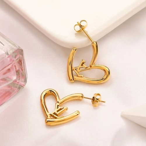 Stainless Steel Brand Earrings-YWA230322-P12XSS