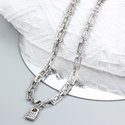 Stainless Steel uno de * 50 Necklace-CH230329-P13NYD (2)