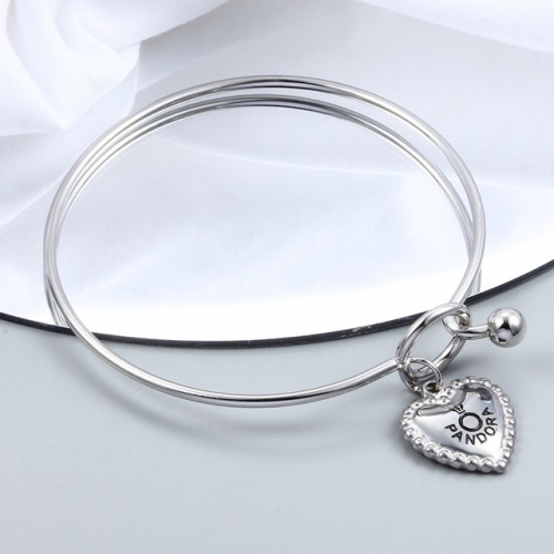 Stainless Steel Pandor*a Bangle-CH230329-P8CD7