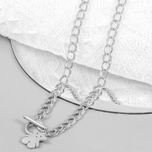 Stainless Steel TOU*S Necklace-CH230329-P12C9O