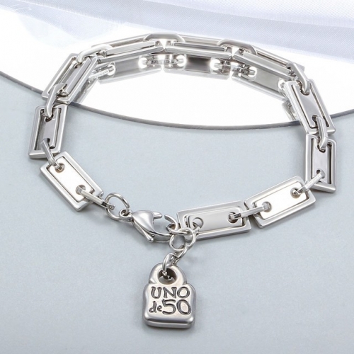 Stainless Steel uno de * 50 Bracelet-CH230329-P11BNC