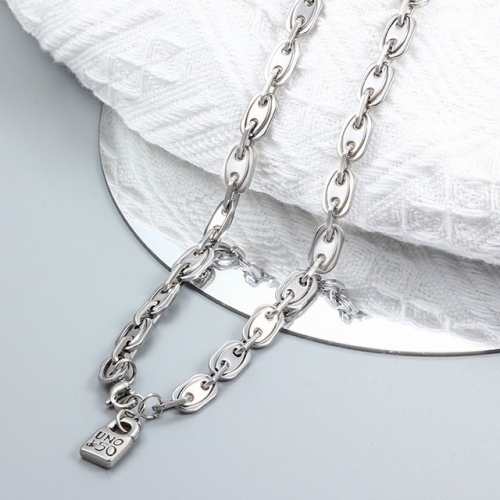 Stainless Steel uno de * 50 Necklace-CH230329-P13NYD (1)