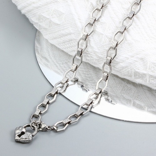 Stainless Steel uno de * 50 Necklace-CH230329-P13NYD (3)