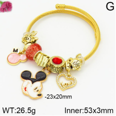 Stainless Steel Bracelet with alloy copper charms-DN230404-P11Y7U (29)