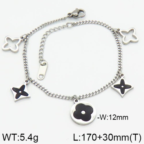 Stainless Steel Brand Bracelet-LILI230404-Br135