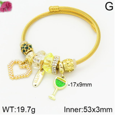 Stainless Steel Bracelet with alloy copper charms-DN230404-P11Y7U (21)