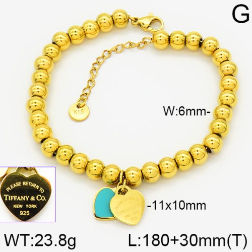 Stainless Steel Brand Bracelet-LILI230404-Br044