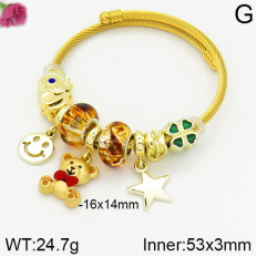 Stainless Steel Bracelet with alloy copper charms-DN230404-P11Y7U (13)