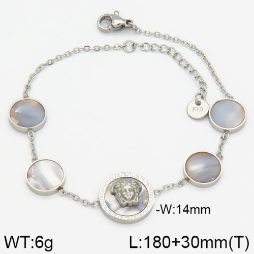 Stainless Steel Brand Bracelet-LILI230404-Br072