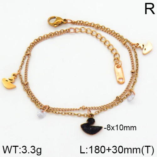 Stainless Steel Brand Bracelet-LILI230404-Br146