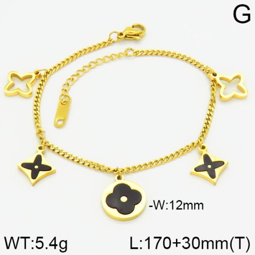 Stainless Steel Brand Bracelet-LILI230404-Br137