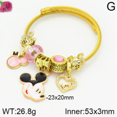 Stainless Steel Bracelet with alloy copper charms-DN230404-P11Y7U (31)