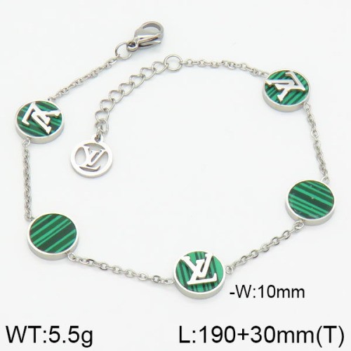 Stainless Steel Brand Bracelet-LILI230404-Br010