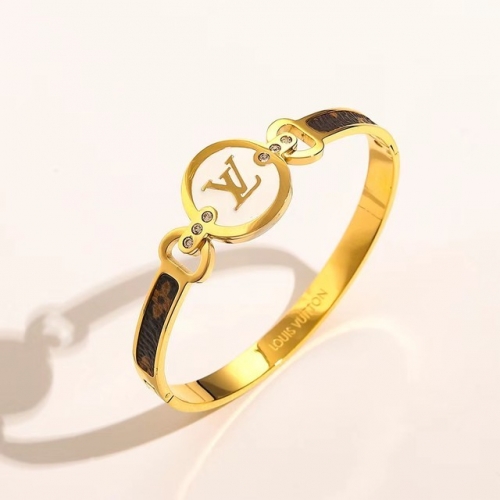 Stainless Steel Brand Bangle-YWA230404-P18I99 (1)