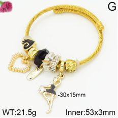 Stainless Steel Bracelet with alloy copper charms-DN230404-P11Y7U (19)