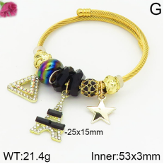 Stainless Steel Bracelet with alloy copper charms-DN230404-P11Y7U (24)