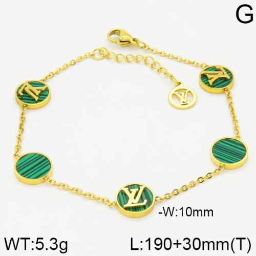 Stainless Steel Brand Bracelet-LILI230404-Br011