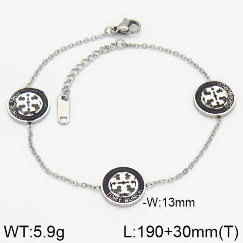 Stainless Steel Brand Bracelet-LILI230404-Br078