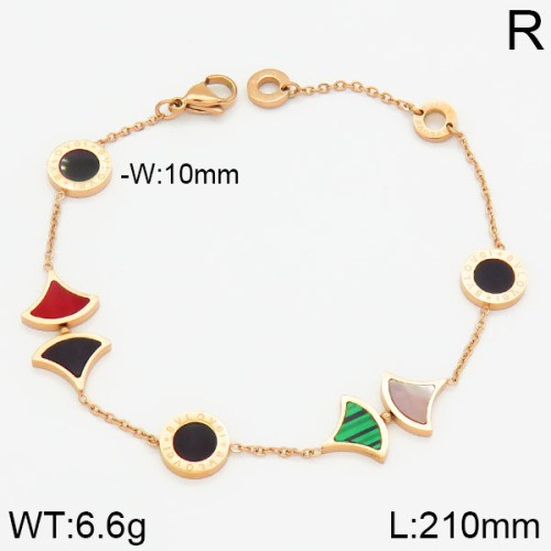 Stainless Steel Brand Bracelet-LILI230404-Br097