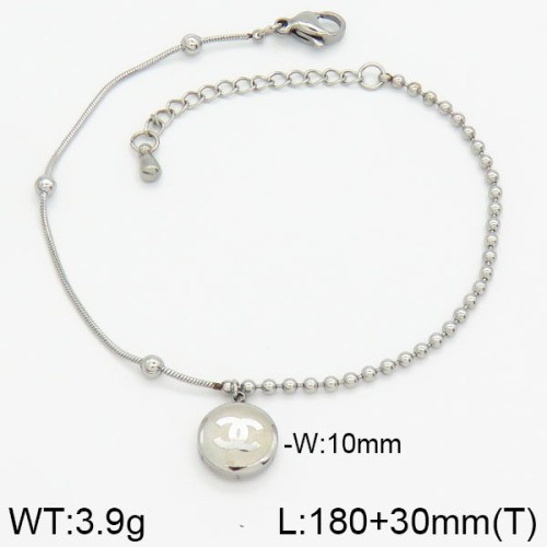 Stainless Steel Brand Bracelet-LILI230404-Br036