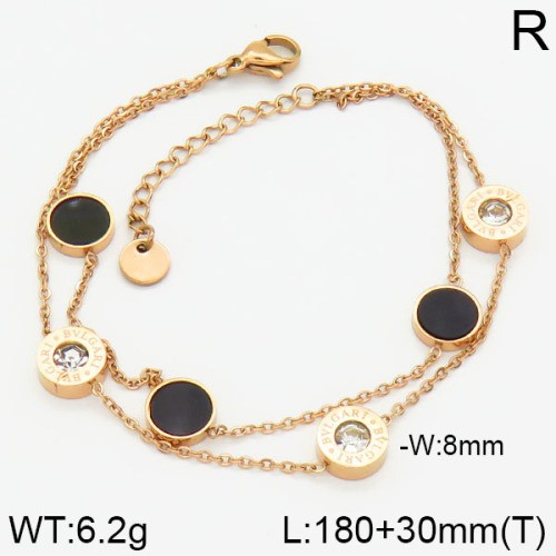 Stainless Steel Brand Bracelet-LILI230404-Br107