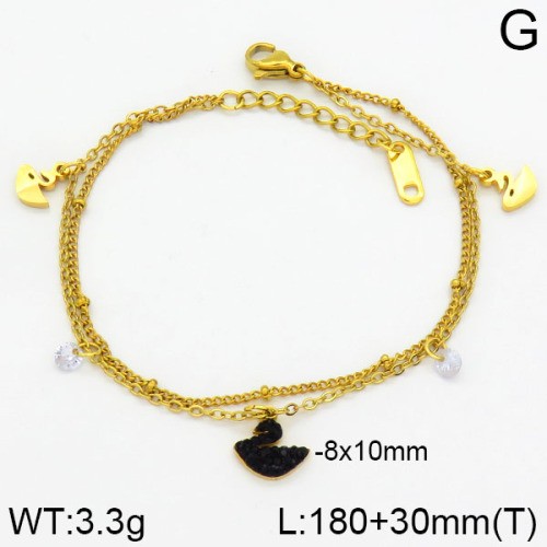 Stainless Steel Brand Bracelet-LILI230404-Br145