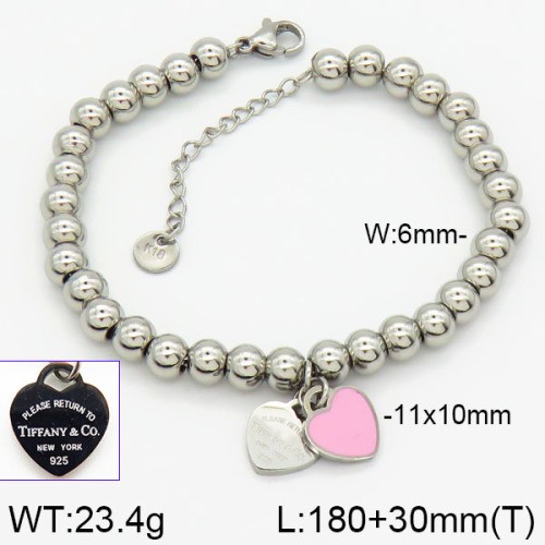 Stainless Steel Brand Bracelet-LILI230404-Br047