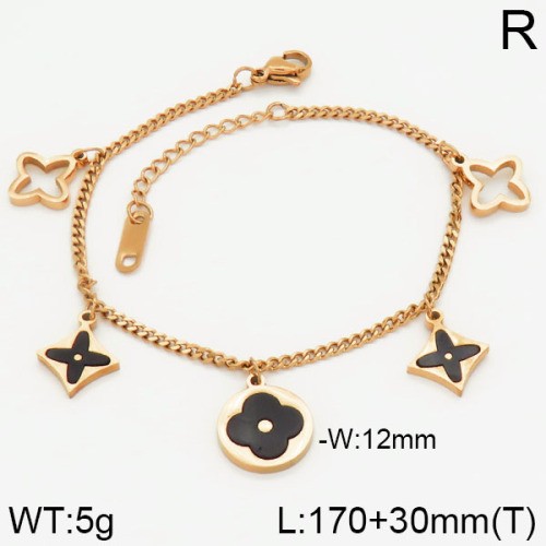 Stainless Steel Brand Bracelet-LILI230404-Br136