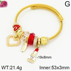 Stainless Steel Bracelet with alloy copper charms-DN230404-P11Y7U (23)