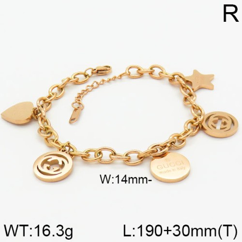 Stainless Steel Brand Bracelet-LILI230404-Br103