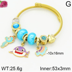 Stainless Steel Bracelet with alloy copper charms-DN230404-P11Y7U (27)