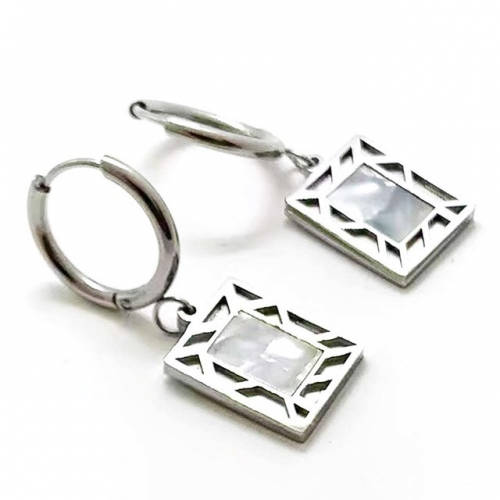 Stainless Steel Brand Earrings-RR230410-Rre0850-12