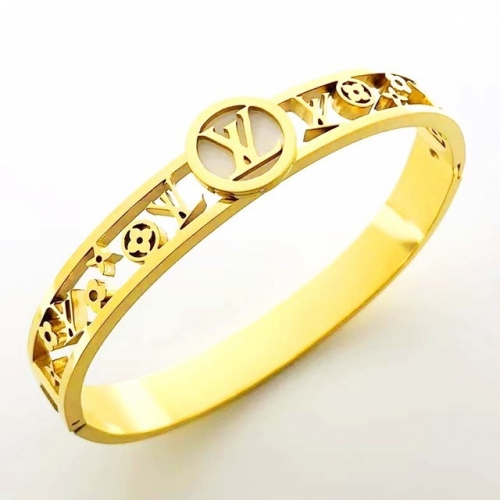 Stainless Steel Brand Bangle-RR230410-Rrs04394-24