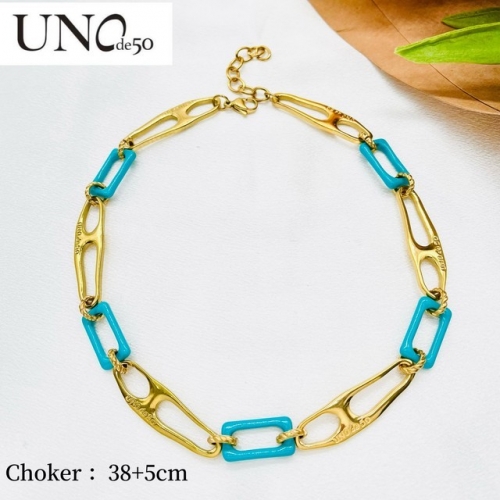 Stainless Steel uno de * 50 Necklace-ZN230410-P35NCE (4)