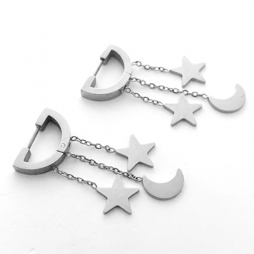 Stainless Steel Brand Earrings-RR230410-Rre0844-16