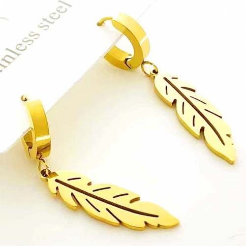 Stainless Steel Brand Earrings-RR230410-Rre0851-12