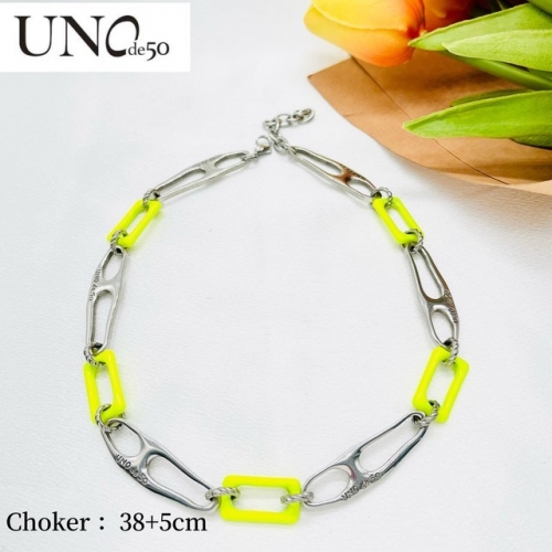 Stainless Steel uno de * 50 Necklace-ZN230410-P33NIO (1)