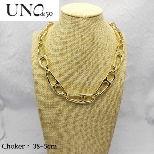 Stainless Steel uno de * 50 Necklace-ZN230410-P35NCE (2)