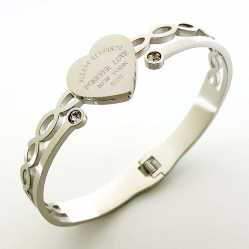 Stainless Steel Brand Bangle-RR230410-Rrs04396-23