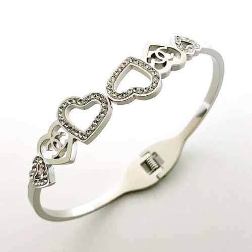 Stainless Steel Brand Bangle-RR230410-Rrs04384-23