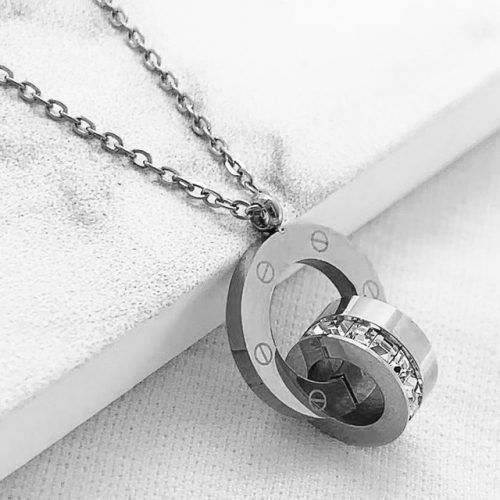 Stainless Steel Brand Necklace-RR230410-Rrx0766-12