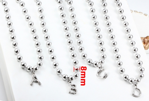 Stainless Steel Necklace-CH230412-P9TS