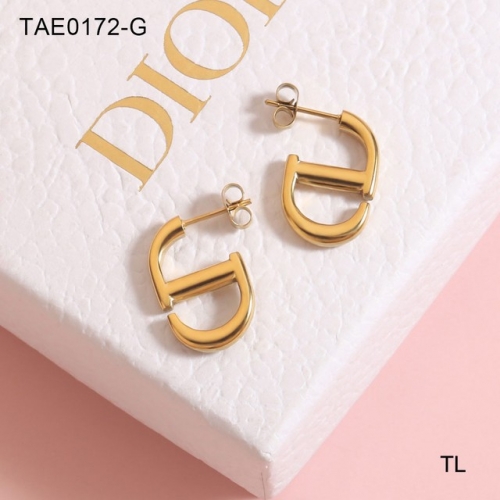 Stainless Steel Brand Earrings-SN230416-TAE0172-G-13